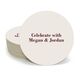 Basic Text of Your Choice Round Coasters Image 1 of 2
